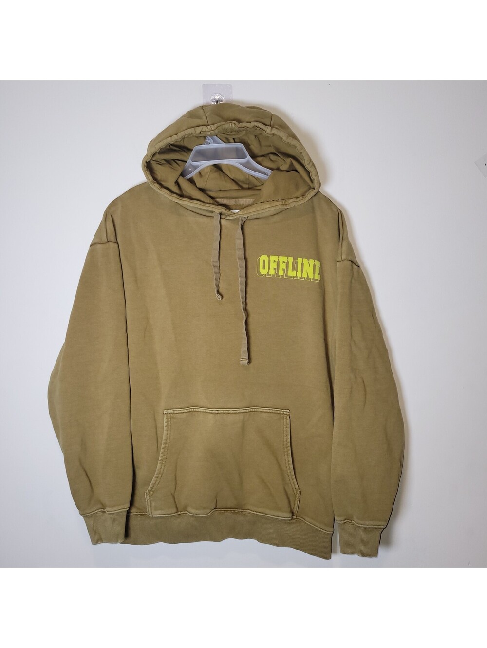 OFFLINE by Aerie Women's Size S Olive Green Pullover Hoodie Sweatshirt Hooded
